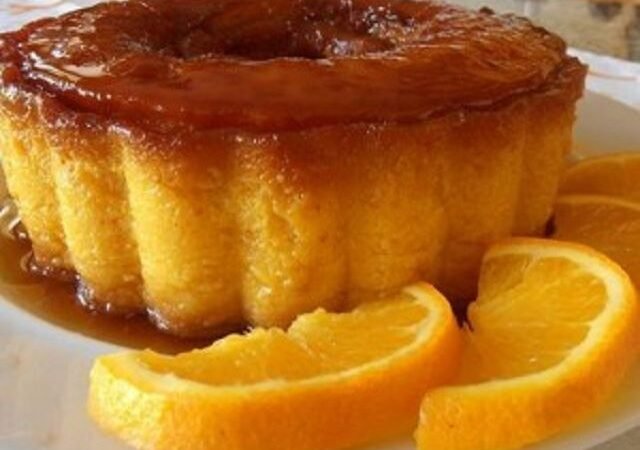 Receita de Pudim de Laranja com Vinho do Porto
