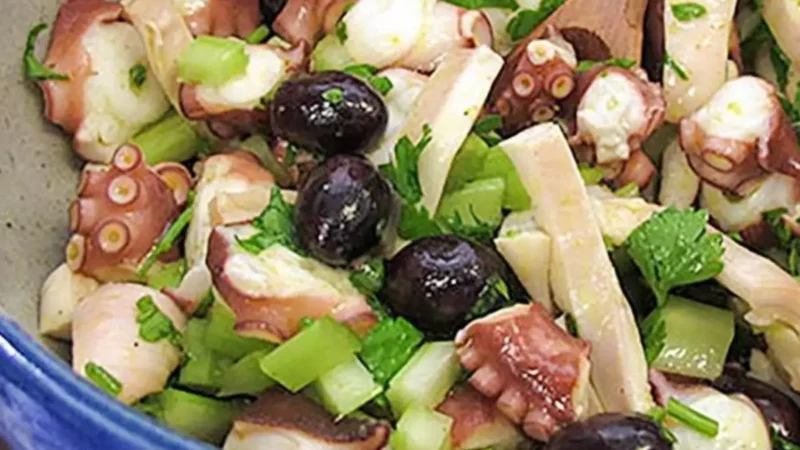 Salada de Polvo com Batata e Ovo – Receita Portuguesa