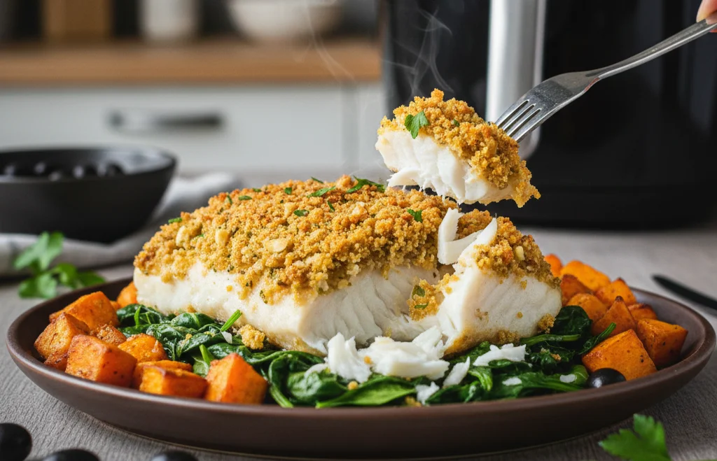 Bacalhau com Broa na Air Fryer: A Receita Saudável que está a Conquistar Portugal