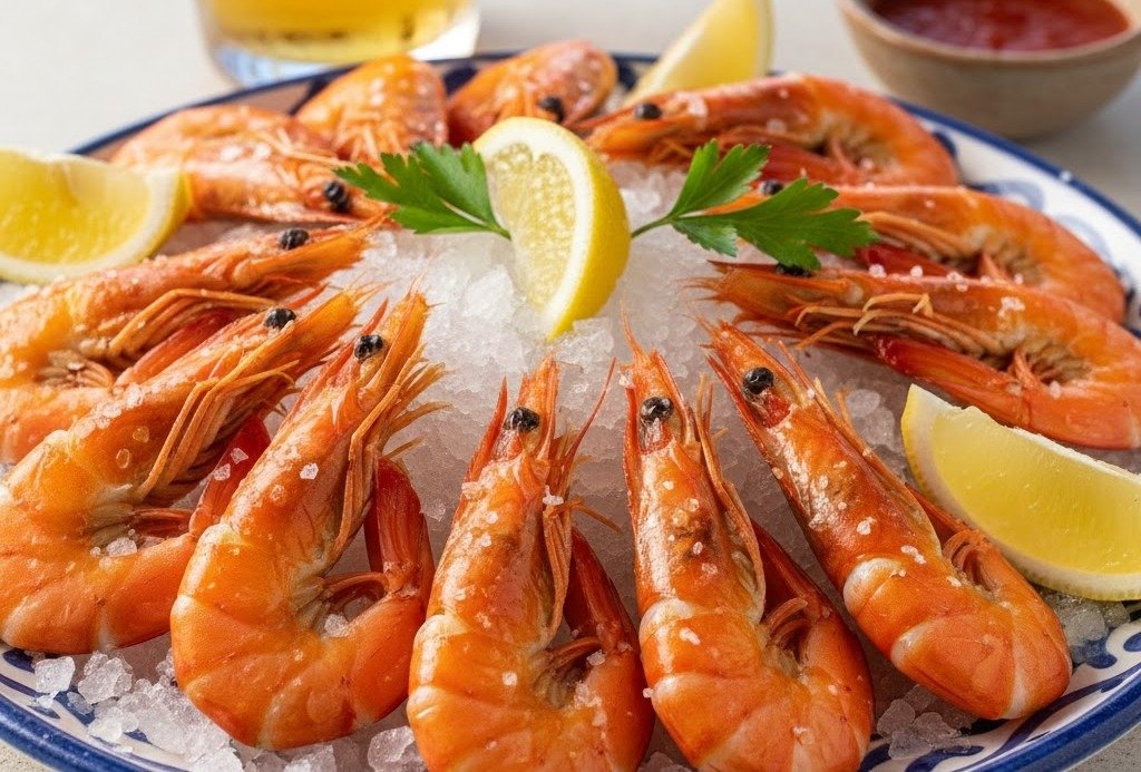 Camarão Cozido à Portuguesa