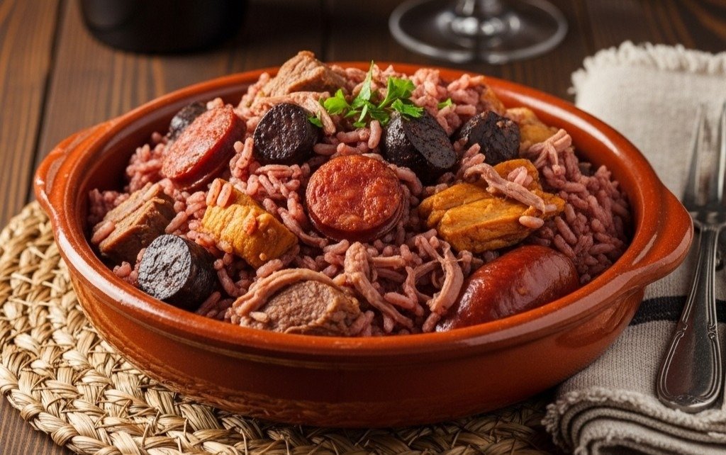 Feijoada de Sarrabulho Tradicional: O Sabor Intenso do Minho